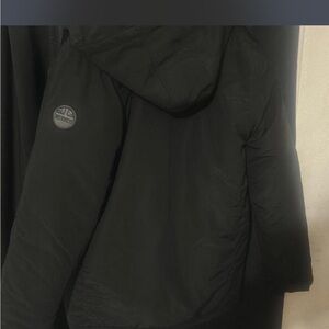 Ben Sherman Black Hooded Puffer Jacket